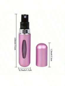 1/3/5/10/15pcs Portable Perfume Travel Refillable Bottle, Perfume Bottle 5ml Travel Size Atomizer Dispenser, Pocket Purse Perfume On The Go Container, Spray Bottles For Traveling - 彩色 - 查看 1