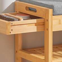 SoBuy Shoe Rack FSR49-N - Brown - View 6