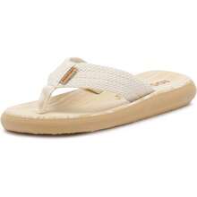 Rocket Dog Adios Womens White Webbing Flip Flop - Webbing White - View 9