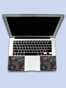 A Set Of 15-Inch Laptop Skin With Flower Pattern For Laptops, MacBooks,HP