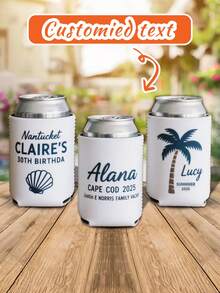 Tazze per bevande con funzione di raffreddamento personalizzate, regalo per il papà, regalo estivo, regalo per lui, souvenir di compleanno divertente, borsa per bevande da festa, borsa termica personalizzata con logo e testo (disponibile in più colori), matrimonio, compleanno, addio al celibato