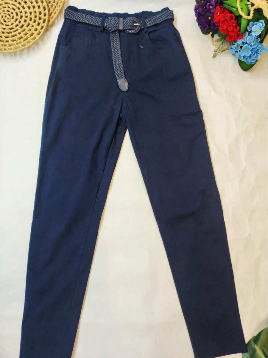 Calca sarja com elastano