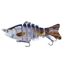 7-Section 10cm Multi-Jointed Fishing Lure, Minnow Hard Bait, Hengjia VIB Fishing Lure - Multicolor - View 12