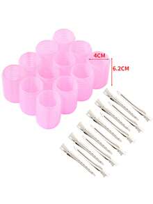 28pcs No-Heat Self-Grip Curling Rollers, 18 Roller Accessories + 10 Hair Clips; 24pcs No-Heat Self-Grip Curling Rollers, Suitable For Long And Short Hair, No Heat Curling Roller Accessories, No-Heat Curling Rollers, Hair Styling Tools And Accessories; Curling Wand, Suitable For Short, Medium And Long Hair, Different Hair Volumes And Textures, Suitable For Salons, Beauty Travel Essentials, Back To School, Travel Vacation Essentials, Women Hair Accessories.