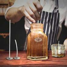 Kit de elaboración de velas de cera de soja pura - Gránulos de fusión de bajo humo, fórmula vegana de combustión limpia para manualidades navideñas (Halloween/Navidad), fragancias para el hogar y regalos