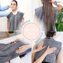 1/3/5/7/10 PCS U Shape Towel Esthetician Salon Spa Massage Facial Care Neck Cosmetic Towels Reusable Warmer Microfiber Neck Towel,19.69*15.75inch(50*40cm) - Multicolor - View 3