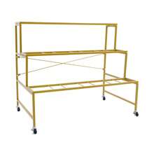 3-Tier Flower Display Stand, Plant Stand Rack, Flower Display Stand With 12 Buckets - Gold+White - View 10