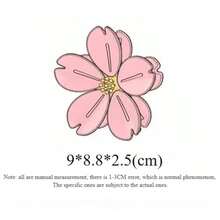 Sakura Sealing Clip, Refrigerator Magnet, Sealing Clip, Petal Magnetic Sealing Clip, Creative Food Sealing Clip, Snack Sealing Clip - 粉色 - 查看 4