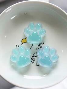 10pcs No Hole Charming Cat Paw Resin Pendant Versatile DIY Accessory Suitable For Phone Cases, Fridge Magnets, And Hair Clips - Available In 5 Colors - Perfect For Home Decor And Party Gifts - Multicolor - View 8