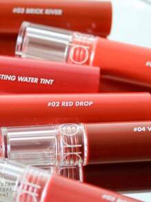 Rom&nd Romand GLASTING WATER TINT 14 MAUVE MOON，水润光泽持久唇色，高保湿，淡化唇纹，水润唇釉，打造水润唇妆，不粘腻，滋润显色，韩妆，4克/0.14盎司