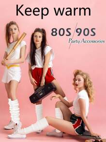 Women Ballet Leg Warmers Knitted Stirrup Leg Warmers For Women Winter Extra Soft Long Legwarmers For Yoga Dance, Cozy - Multicolor - View 12