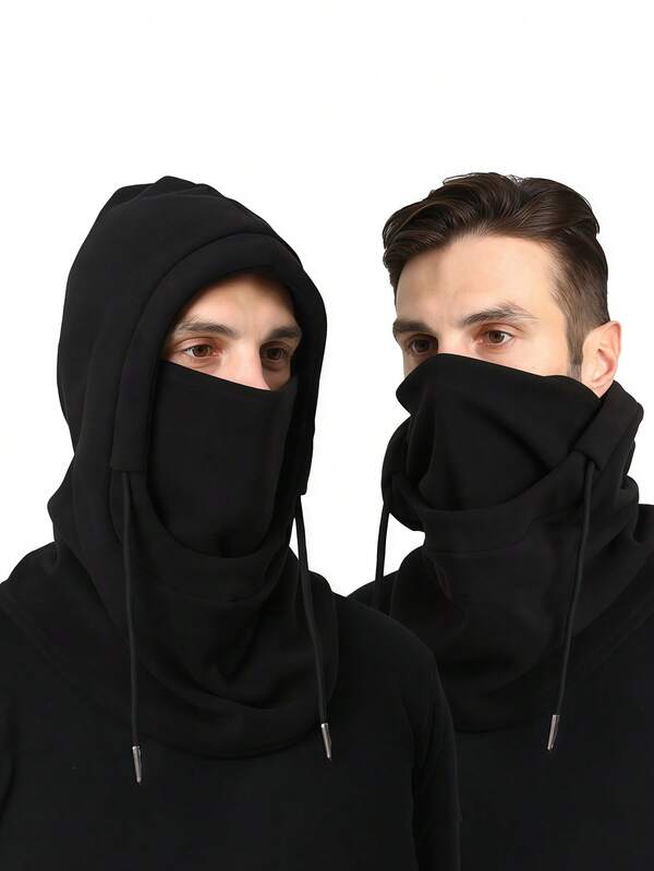 Chapéu de lã unissex para atividades ao ar livre, proteção UV e à prova de vento, adequado para ciclismo, motocicleta, todas as estações