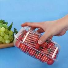 50pcs    Disposable Clear Plastic Clamshell Containers: Airtight Seal For Freshness, Ideal For Deli, Pastries, Sandwiches & Fruit – Perfect For Picnics, Takeout & Parties, Must - Have Food Storage Solution - 33948854 - Xem 5