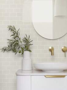 Peel And Stick Backsplash Subway Tile For Kitchen Bathroom, Self Adhesive Tiles Stick On Wall Tiles 12" X 12",Stickers,Wall Decal, Vinyl Decal For Home Decorations,Spring Decoration Items Refresh Your Home,Rama Decoration Stickers Gifts Birthday Graduation - Multicolor - View 11