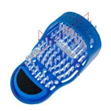 Shower Foot Scrubber Cleaner Sandal, Non Slip Suction Cup - Bath Shoe Shower Massager Scrubs & Brushes With Pumice Stone