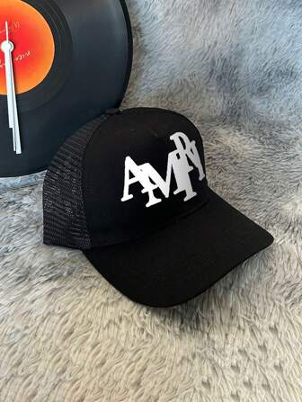 1 pieza Gorra de béisbol versátil y de moda con estampado de letras