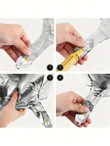 1PC 创意香槟瓶形铝箔气球，派对用品，节日装饰，生日派对用品，家居装饰，场景布置，婚礼用品 - 彩色 - 查看 7