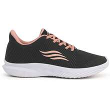 Women's Sports Shoes For Walking, Gym, Lightweight, Comfortable, For Physical Activities, New Release, Promotion - 黑色和粉紅色 - 查看 2