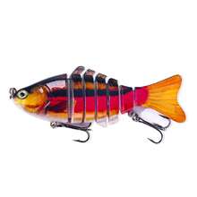 7-Section 10cm Multi-Jointed Fishing Lure, Minnow Hard Bait, Hengjia VIB Fishing Lure - Multicolor - View 20