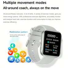 2025 新款时尚女士智能手表，1.83 英寸（4.6 厘米）显示屏，具有无线通话、消息推送、NFC 访问、天气、远程摄影、自定义表盘、音乐控制男士智能手表、多种锻炼模式、心率/血压/睡眠健康监测，兼容 Android 和 iOS，情人节礼物。 - 金網鋼 - 查看 8