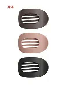 6pcs/3pcs Fashion Minimalist Flat Alligator Clip Hairpins Women, Daily Casual Bun Clamp, Versatile Sophisticated Hair Accessory, Mother's Day, Back To School, Thanksgiving,, Holiday Claw Clips Hair Claws Hair Barrettes, School Stuff, Festival Outfits Women,, Hair Accessories, Accessories - 多色 3 - 查看 8