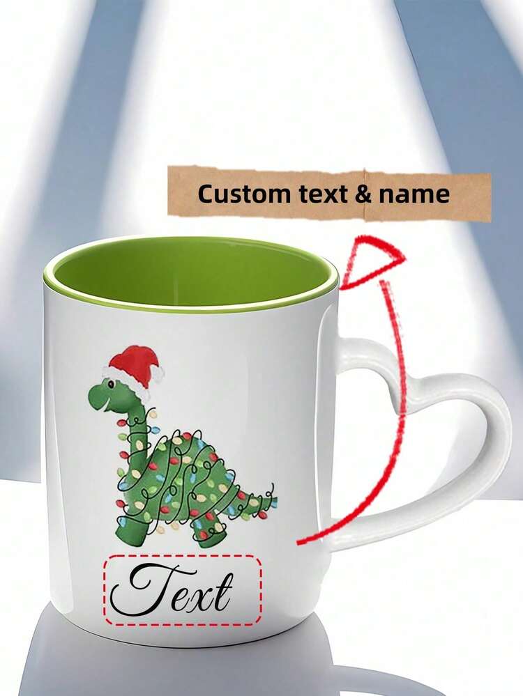 1PC Personalized Name White Enamel Mug, Unique Gift, Suitable For Special Occasions, Personalized Photo Coffee Mug, Custom Camping Mug, Custom Christmas Gift, Personalized Anniversary Photo Mug, Perfect Gift For Family And Friends, Personalized Halloween Enamel Mug, Custom Mug, Custom Coffee Mug,Office Decor - White - View 15