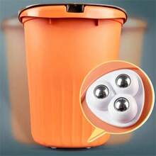 4/8pcs Mini Self-Adhesive Swivel Casters, 360° Rotation, ABS Rotating Rollers For Home And Kitchen Use