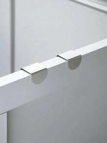 2pcs/10pcs Z-Shaped Door Hooks, Double-Headed Hooks, Cabinet Door Hangers, Z-Shaped Metal Hangers, Sturdy Bathroom Door Towel Hooks, Closet Door Hooks For Hanging Clothes, Coats, Storage Boxes, Reversible Single Clothes Rack Hooks, Suitable For Door, Bathroom, Kitchen, Cabinet, Drawer