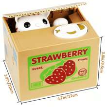 新奇儿童储蓄罐、电子存钱罐、带夜灯功能的恐龙蛋储蓄罐、小猫熊猫自动偷钱罐、机器狗咬硬币玩具储蓄罐