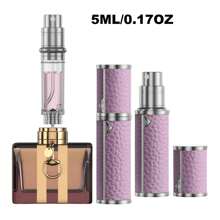 1 件奢华优雅便携式迷你可填充雾化器，底部填充设计，香水喷雾瓶，旅行香水瓶可填充，您的旅行和商务必需品