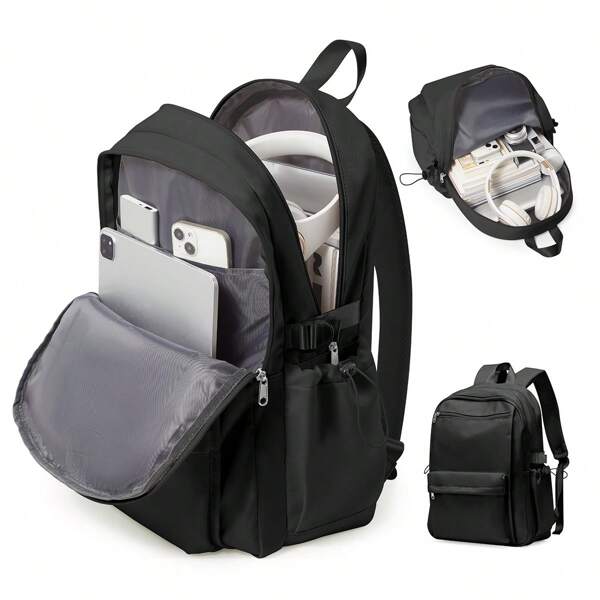 Lightweight Waterproof Nylon Fabric Anti Theft Luggage Strap Design Personal Women Backpack School Bags Bookbag Casual Daypack Travel Backpack For Women And Girls College Students High School Students, Perfect For Hiking Camping Business Travel Vacation Holiday College Outdoor Gift For Mom Dad Daughter Friend, First Day Of School, College Backpack