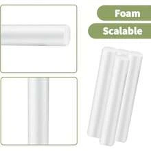 3/5/8 件优质白色花卉泡沫棒，尺寸为 15.75 英寸 * 1.96 英寸——可用作 DIY 婚礼插花的底座。它是一款实心圆柱形海绵，可用于活动和派对装饰，适合母亲节、复活节、感恩节和情人节。它也可作为生日和毕业典礼等场合的礼物。秋季装饰，万圣节装饰 - 泡棉棒 - 查看 5