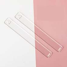 1pc/2pcs 2/3/4/5/6mm Transparent Acrylic Solid Rolling Pin Clay Thick Ruler Acrylic Rolling Track Clay Depth Pottery Auxiliary Tool