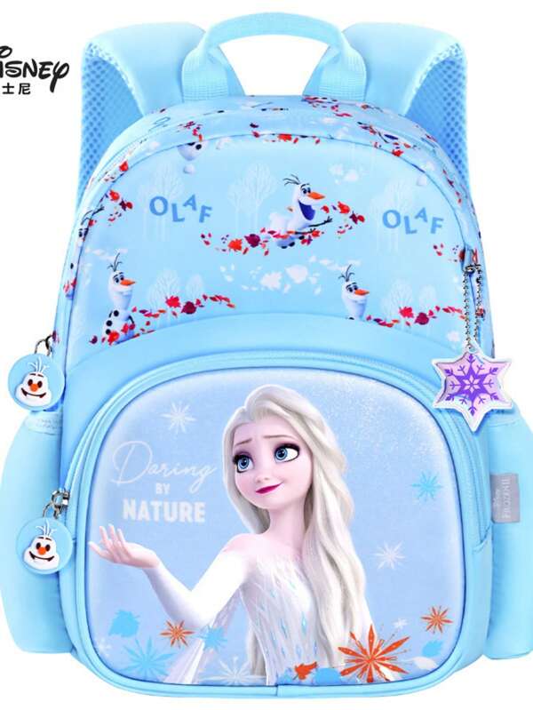 Disney Disney Frozen Princess Elsa Small Schoolbag Cute Cartoon Handheld Lightweight Children's Backpack Cartoon Schoolbag Anime Kindergarten Schoolbag