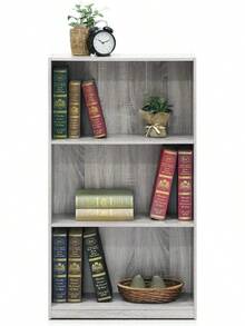 Furinno Basic Librerie, Legno, französisches Eichengrau