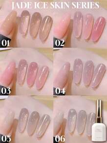 15ML Xin Beauty Serie Hot Nude Nagellack 2025 Neue Beliebte Senior-Sinn für Nude-Hautfarbe Basis Perlglanz Glitzer Pailletten Transparenz Weißer Nagelladen Spezieller Nagellack
