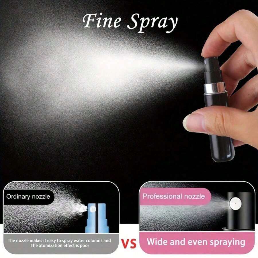 3pcs Perfume Spray Bottle, Perfume Bottle Multiple Color Refillable Portable Travel Bottle, Travel Necessities