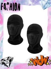 1 件男女通用面罩头饰，摩托车自行车骑行户外防护，夏季面罩，适合户外活动，运动休闲滑雪面罩