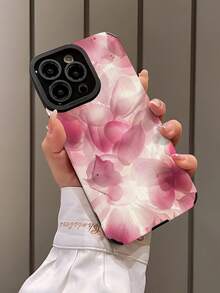 1 件复古白百合图案垂直条纹仿皮软保护手机壳，适用于 Apple 和各种型号，防水防震防摔防刮 - 彩色 - 查看 3