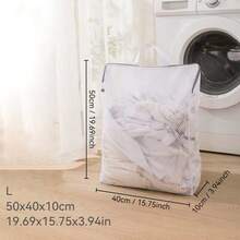 Upgraded 3D Thick Mesh Laundry Bag, Suitable For Washing Machine Use, Prevents Clothes From Damage, Deformation Or Entanglement, Also Can Be Used For Clothing Storage, Suitable For Home And Travel