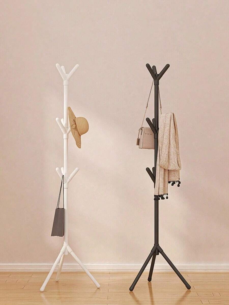 1 pieza Perchero de pie con estilo de rama de árbol sencillo para el hogar, perchero de pie multifuncional para decoración de sala de estar, dormitorio, decoración de festividades, decoración del hogar, decoración de dormitorio, percha para vestidos, pantalones, zapatos, jeans, botas, faldas, decoración de primavera, minimalista, tops de verano - Multicolor - Ver 1