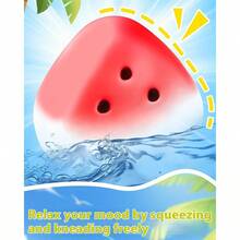 Summer Watermelon Squeeze Toy, Slow Rebound Soft Stress Relief Highly Attractive Fidget Toy, Suitable For Stall Display