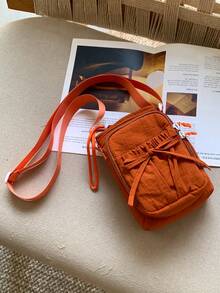 Peach Tree 女士水桶包单肩包斜挎包水壶包运动骑行包夜跑包购物包通勤必备化妆包抽绳设计手机包，时尚多色包包，送给女朋友的礼物 - 彩色 - 查看 19