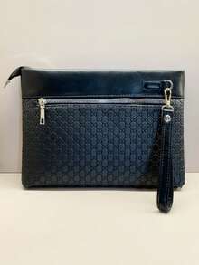 Borsa di alta qualità per uomo, borsetta in pelle di lusso, borse da uomo di marca di lusso, borse da uomo alla moda, portafoglio da viaggio casual, borse da ascella di design