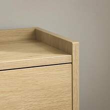 SoBuy 4 Flip-Drawers Shoe Cabinet Shoe Rack Shoe Storage Cupboard Organizer Unit Light Orange W100 X D19 X H90cm FSR100-RS - Brown - View 11