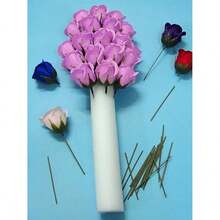 3/5/8 件优质白色花卉泡沫棒，尺寸为 15.75 英寸 * 1.96 英寸——可用作 DIY 婚礼插花的底座。它是一款实心圆柱形海绵，可用于活动和派对装饰，适合母亲节、复活节、感恩节和情人节。它也可作为生日和毕业典礼等场合的礼物。秋季装饰，万圣节装饰 - 泡棉棒 - 查看 3