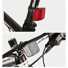 Mountain Bikes Have Reflective Safety Warnings Before And After Nighttime Driving, With Pure Physical Reflection That Does Not Require Power Supply And Is Easy To Install