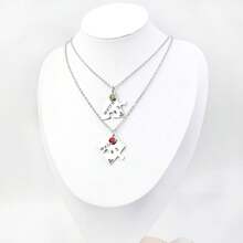 Heart Bff Necklace 5, Best Friend Set Of 6, Weirdo 1 2 3 4 Sister Friendship Jewelry In Stainless Steel - 銀色 5 - 查看 5