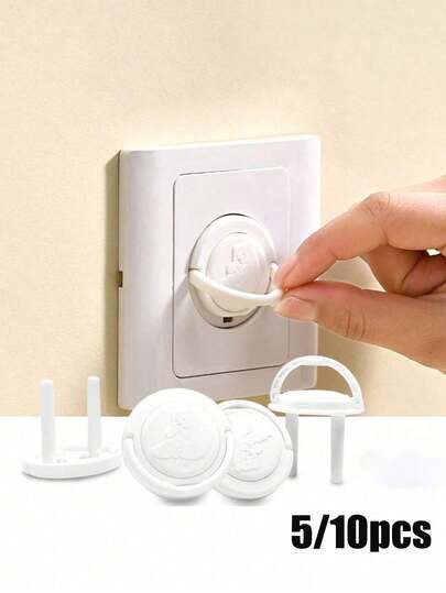 5/10pcs Standard Socket Covers,UK Plug Socket Covers, Safety Electric Outlet Plugs, Prevent Electric Shock, Proofing Electrical Outlet Plugs For British Standard Sockets