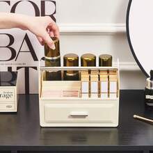 Minimalist Handheld Desktop Storage Box, Compartment Organizer For Stationery, Cosmetics, Miscellaneous, Office Drawer